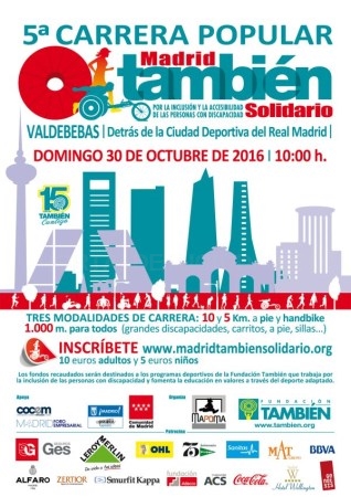 5ª Carrera popular ‘Madrid También’ solidario por la inclusión