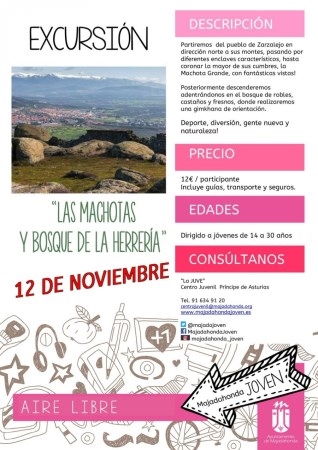 Programa de actividades al aire libre dirigido a jóvenes de Majadahonda