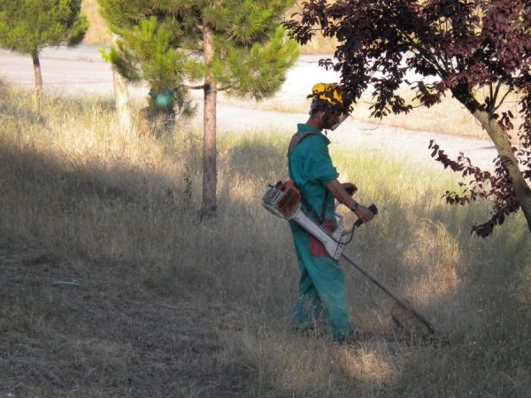 Majadahonda se prepara para evitar incendios con el desbroce de las parcelas de la ciudad.
