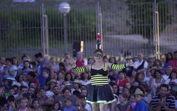 Circo nacional y francés al aire libre en Tetuán