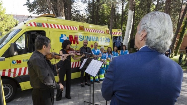 Las nuevas UVIs móviles del SUMMA 112 incorporarán música clásica durante los traslados.