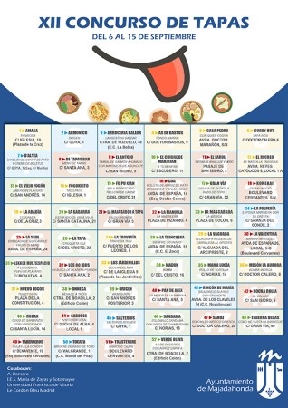 El próximo fin de semana arranca el popular Concurso de Tapas de Majadahonda