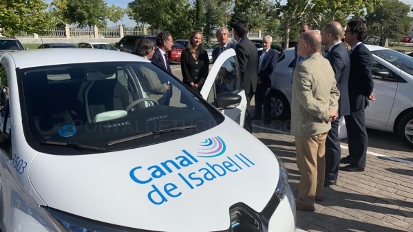 La nueva flota de coches eléctricos de Canal de Isabel II reducirá en un 30% las emisiones