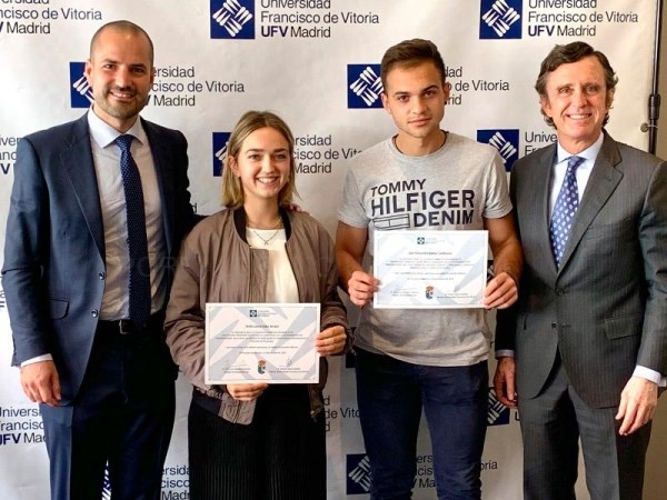 Dos alumnos majariegos con brillante expediente estudiarán con beca en la UFV