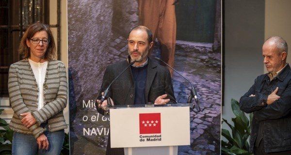 El director general de Promoción Cultural inaugura la exposición ‘Miguel de Cervantes o el deseo de vivir’