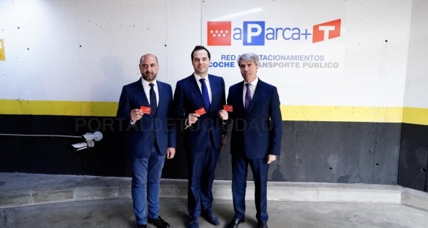 Se inagura el primer aparcamiento disuasorio de la red Aparca+T de la Comunidad