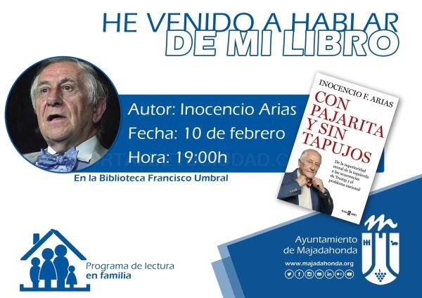 Programa de lectura en familia: ‘He venido a hablar de mi libro’