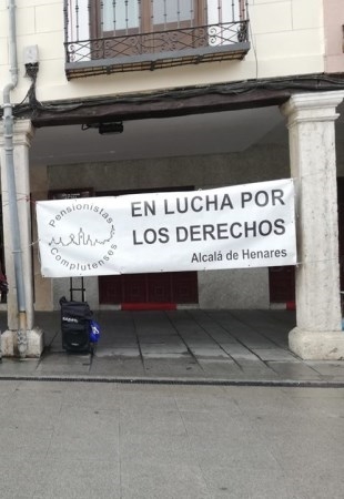 Pensionistas Complutenses con las trabajadoras y trabajadores de la Fundación Número 1. ¡NO AL CIERRE!