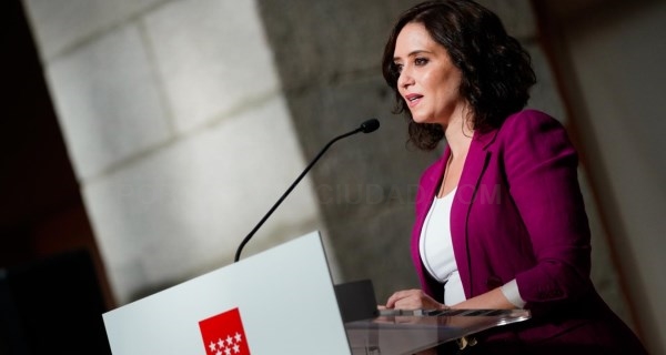 Declaración institucional de la presidenta de la Comunidad de Madrid, Isabel Díaz Ayuso