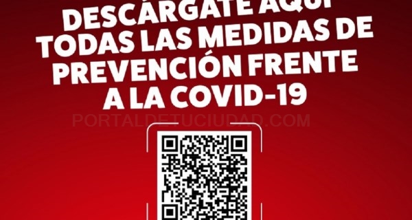 Informamos sobre medidas COVID a través de código QR en cartelería