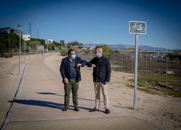 El Ayuntamiento de Majadahonda finaliza la senda urbana que conecta con Boadilla