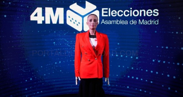 Aplicamos la inteligencia artificial por primera vez en un proceso electoral con el robot Sophia