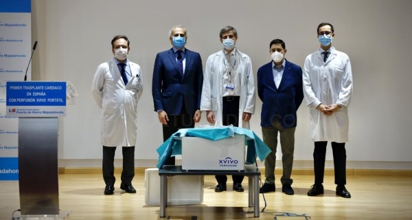 Nuestra sanidad pública utiliza un sistema pionero para trasladar corazones que se trasplantarán