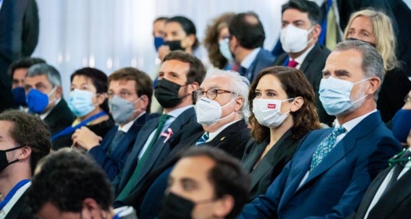 Díaz Ayuso asiste a la inauguración de la nueva sede del IE Business School
