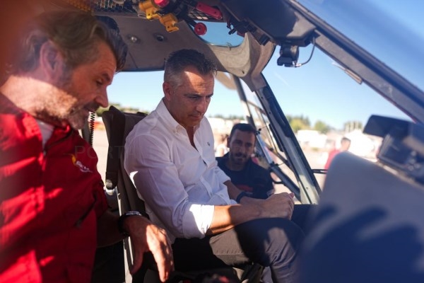 La Comunidad invierte casi medio millón de euros en la ampliación del helipuerto del Parque de Bomberos de Las Rozas de Madrid
