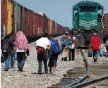 Migrantes en movimiento a través de México