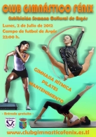 Exhibición del Club Gimnástico Fénix en la Semana Cultural de Argés
