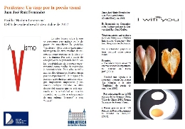 Exposición: Periferias: un viaje por la poesía visual