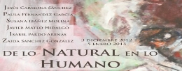 Exposición: De lo natural en lo humano
