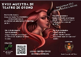 XVIII MUESTRA DE TEATRO DE OTOÑO ASOCIACIÓN VECINAL “ALCÁNTARA”