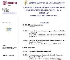JORNADA “LINEAS DE FINANCIACION PARA EMPRENDEDORES EN CASTILLA-LA MANCHA”