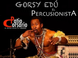 Gorsy Edu, el percusionista