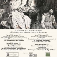 III Ciclo de encuentros literarios del Museo Casa de Cervantes