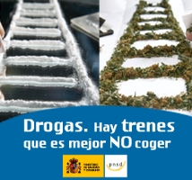 “Drogas: No dejes que te líen”.