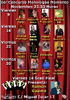 "1er Concurso Monólogos Momento" en Valladolid