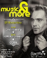 "MUSIC&MORE: Lorca + Cena + Copa" en Valladolid