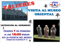 ARVA Organiza: Visita al MUSEO ORIENTAL