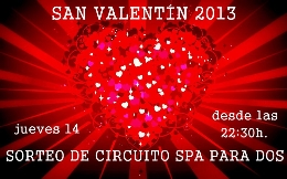 "San Valentín 2013: Sorteo SPA para dos" en Valladoldi