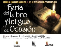 "Feria del Libro Antiguo y de Ocasión" en Valladolid