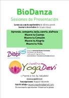 BioDanza, Sesiones de Presentación