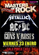 Festival Masters of Rock - Metallica, Guns and Roses y AC/DC