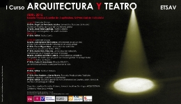 I Curso Arquitectura y Teatro