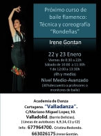 Próximo curso de baile flamenco