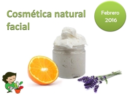 Curso de Cosmetica natural en Valladolid