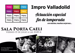 IMPRO VALLADOLID TEATRO ” Fiesta fin de temporada”