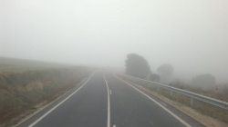 Los bancos de niebla merman la visibilidad en 21 puntos de las carreteras de la Comunidad