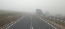 La niebla y el viento condicionan la circulación en siete tramos de carreteras de CyL