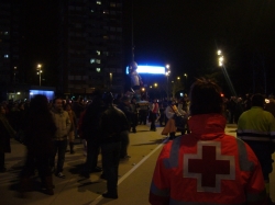 Dispositivo de Cruz Roja durante los Carnavales de Valladolid