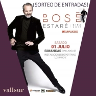 Vallsur sorteará diez entradas dobles para asistir al concierto de Miguel Bosé el 1 de julio
