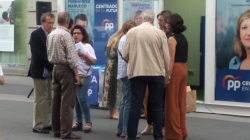 De la Riva, en la caseta del PP de Valladolid