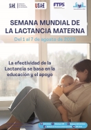 Del 1 al 7 de agosto se celebra la Semana Mundial de la Lactancia Materna