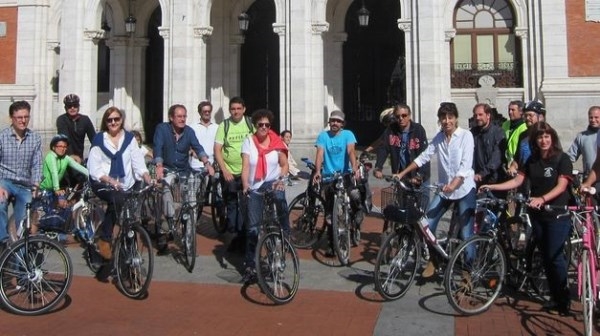 La Asamblea Ciclista organiza una 'Cicloconcejalada' para mostrar a los ediles la movilidad en bici por Valladolid