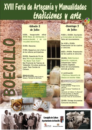III DE LA FERIA DE ARTESANÍA Y MANUALIDADES LLEGA A BOECILLO CARGADA DE ESPECTÁCULOS