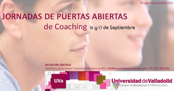 La UVa presentará Las II Jornadas de Puertas abiertas de Coaching profesional