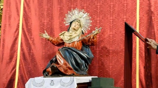 ICAL Roban la urna de donativos para sufragar los gastos de la coronación de la Virgen de la Vera Cruz de Valladolid