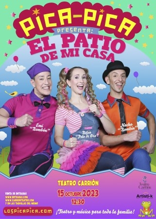 El grupo infantil ‘Pica Pica’ llega a Valladolid con  su espectáculo ‘El Patio de mi casa’